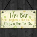 Tiki Bar Accessories Home Garden Bar Plaque Pub Bar Kitchen Sign