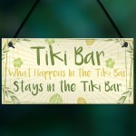 Tiki Bar Accessories Home Garden Bar Plaque Pub Bar Kitchen Sign