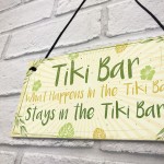 Tiki Bar Accessories Home Garden Bar Plaque Pub Bar Kitchen Sign