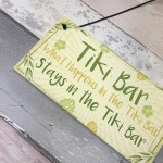 Tiki Bar Accessories Home Garden Bar Plaque Pub Bar Kitchen Sign