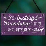 Best Friend Plaque Friendship Sign Thank You Birthday Gift 