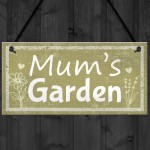 Mums Garden Novelty Plaque Summer House Sign Garden Shed Sign