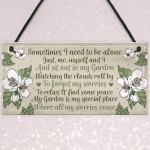 Special Garden Sign Summer House Shed Memorial Plaque Gift