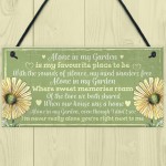 Novelty Hanging Garden Memorial Plaque Present Home Fence Sign 