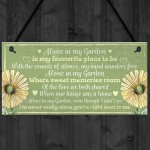 Novelty Hanging Garden Memorial Plaque Present Home Fence Sign 