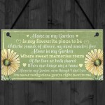 Novelty Hanging Garden Memorial Plaque Present Home Fence Sign 