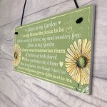 Novelty Hanging Garden Memorial Plaque Present Home Fence Sign 