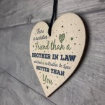 Gifts For Brother In Law Birthday Card Heart Plaque Friend Gift