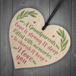 Gifts For Grandad Nan Mum Dad Mummy Daddy Gifts Wooden Heart