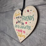 Chance Made Us Best FRIEND Sister Gifts Heart Friendship Gift