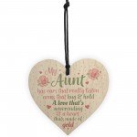 Best Friend Auntie Heart Gift Wood Chic Sign Birthday Keepsake