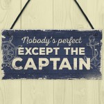 Nautical Sign Captain Bar Pub Bathroom Man Cave Kitchen Plaque