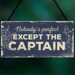 Nautical Sign Captain Bar Pub Bathroom Man Cave Kitchen Plaque