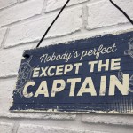 Nautical Sign Captain Bar Pub Bathroom Man Cave Kitchen Plaque