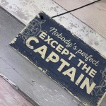 Nautical Sign Captain Bar Pub Bathroom Man Cave Kitchen Plaque