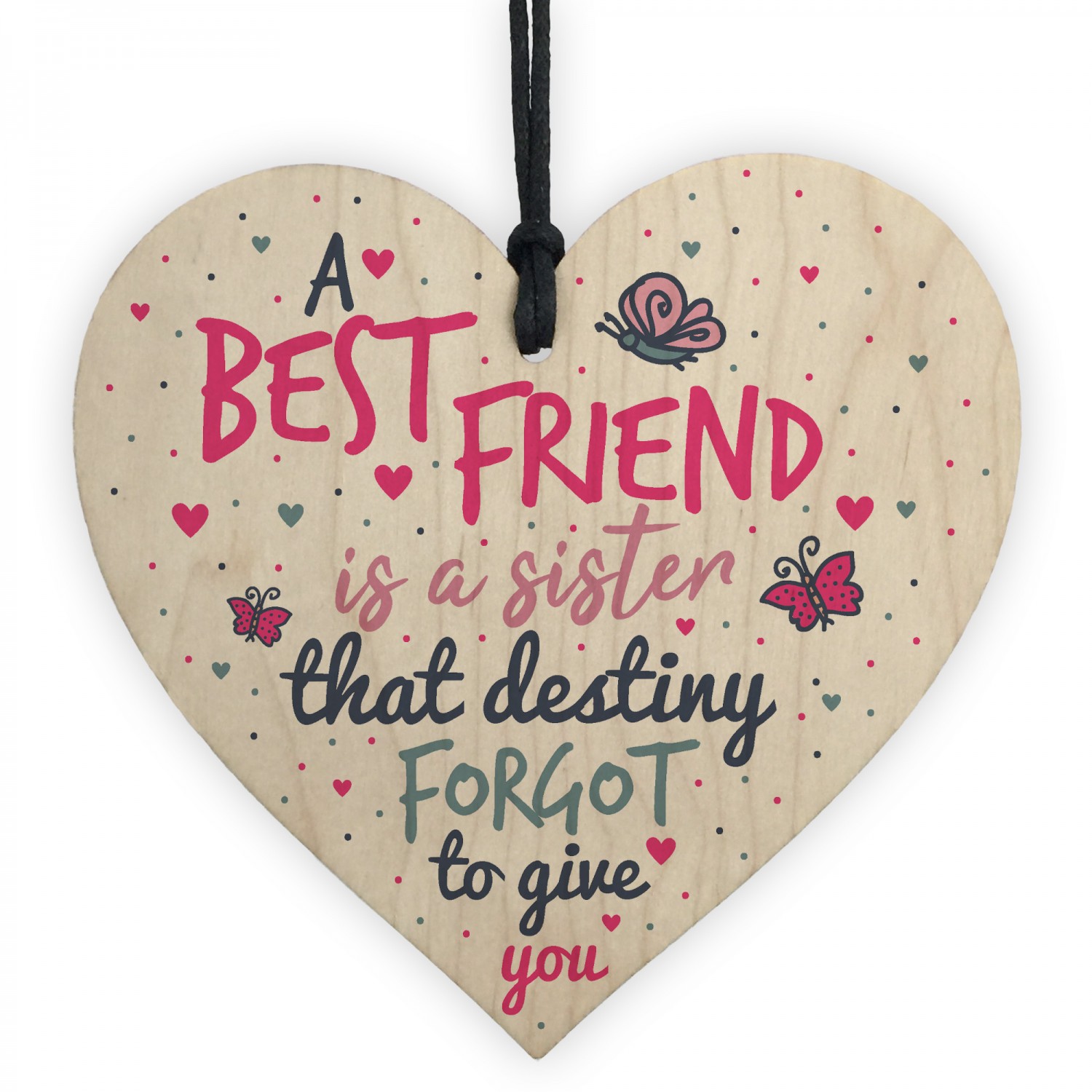 Like Sisters Best FRIEND Gifts Heart Christmas Friendship Gift