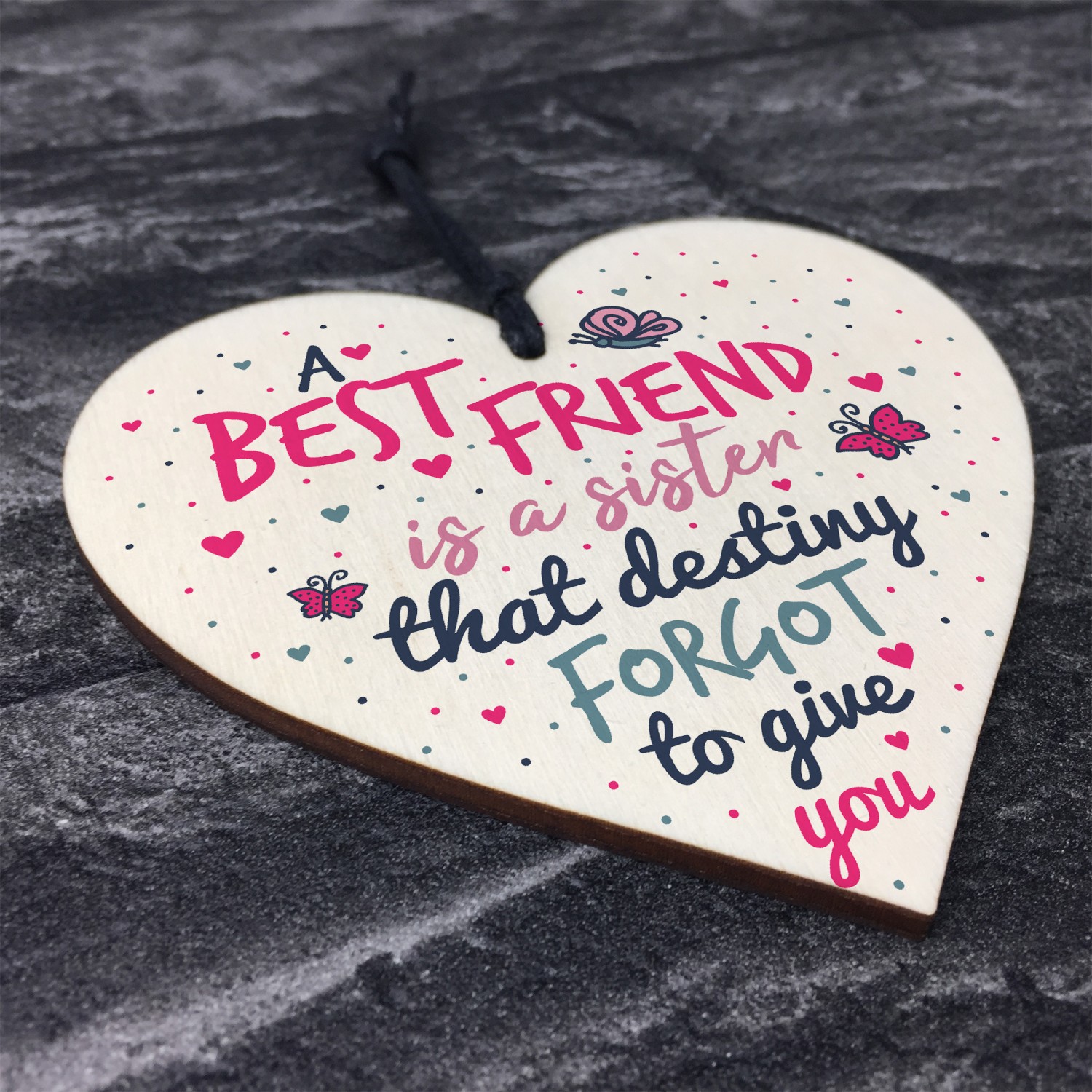 Like Sisters Best FRIEND Gifts Heart Christmas Friendship Gift