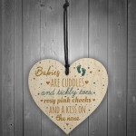 Mum To Be Present Wooden Heart Baby Shower Gift Plaque