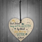 Sister By Heart Best FRIEND Gift Heart Christmas Friendship Gift