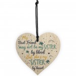 Sister By Heart Best FRIEND Gift Heart Christmas Friendship Gift