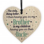 Best Uncle Gifts For Birthday Christmas Present Brother Plaque 