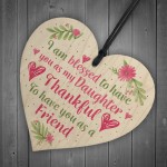 Daughter Gift Handmade Wooden Heart Sign Gift For Daughter