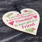 Daughter Gift Handmade Wooden Heart Sign Gift For Daughter