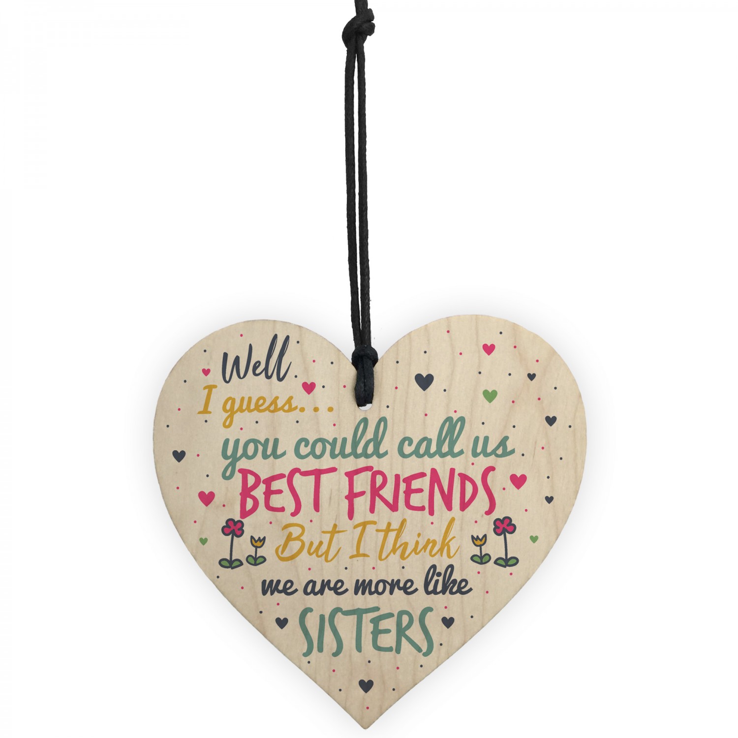 Like Sisters Best FRIEND Gifts Heart Christmas Friendship Gift