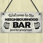 Beer Vodka Gin Sign Pub Home Bar Gift Man Cave Shed Garden Gift