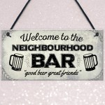 Beer Vodka Gin Sign Pub Home Bar Gift Man Cave Shed Garden Gift