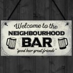 Beer Vodka Gin Sign Pub Home Bar Gift Man Cave Shed Garden Gift