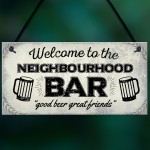 Beer Vodka Gin Sign Pub Home Bar Gift Man Cave Shed Garden Gift