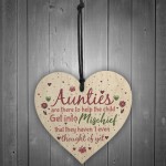 Funny Auntie Gift Best Friend Heart Shabby Chic Birthday Sign