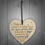 Daddy Mumy Mum Dad To Be Present Baby Shower Wooden Heart