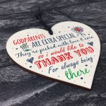 Godparent Godmother Godfather Gift Handmade Wooden Heart Plaque 