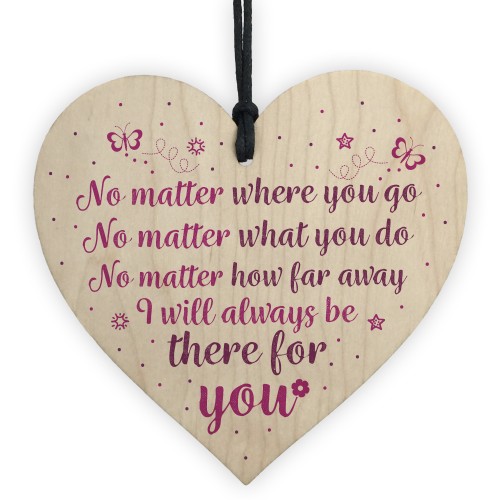 Always There Best Friend Sister Gifts Heart Friendship Plaque