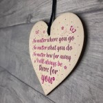 Always There Best Friend Sister Gifts Heart Friendship Plaque