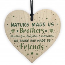 Brother Gift Friendship Wooden Heart Gifts For Brother Birthday