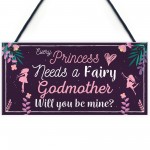 Be My Godmother Thank You Keepsake Christening Godparent Gifts