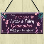 Be My Godmother Thank You Keepsake Christening Godparent Gifts