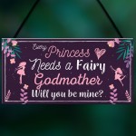 Be My Godmother Thank You Keepsake Christening Godparent Gifts