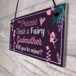 Be My Godmother Thank You Keepsake Christening Godparent Gifts