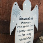 Wood Angel Memorial Plaque Hanging Memorial Sign Remembrance