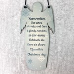 Wood Angel Memorial Plaque Hanging Memorial Sign Remembrance