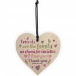 Handmade Friendship Plaque Best Friend Sign Wood Heart Gift