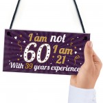 Funny 50th Birthday Gift Hanging Plaque Novelty Friendship Gift
