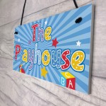 Child's Playhouse Hanging Plaque Gift For Daughter Son Kids Room