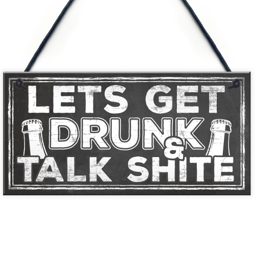 Funny Alcohol Sign Vodka Gin Beer Gifts Man Cave Home Bar Pub