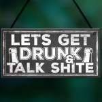 Funny Alcohol Sign Vodka Gin Beer Gifts Man Cave Home Bar Pub