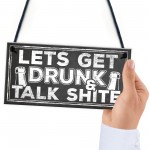Funny Alcohol Sign Vodka Gin Beer Gifts Man Cave Home Bar Pub